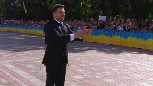 První útrapy ukrajinského prezidenta