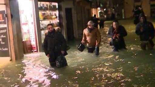 Rekordní povodně v Benátkách