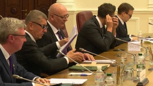 Andrej Babiš na Ukrajině