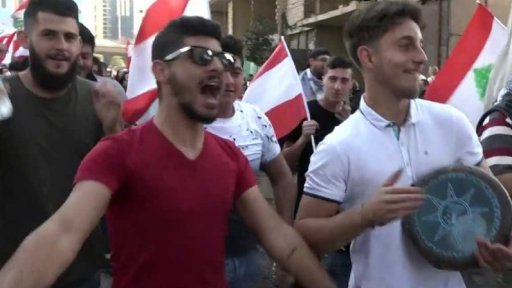 Demonstrace v Bejrútu