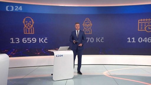 Průměrná výše sólo důchodů v ČR