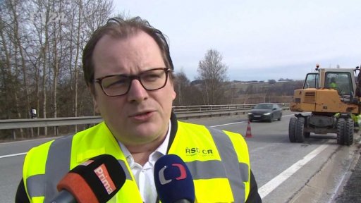 Provoz na D1 na Vysočině