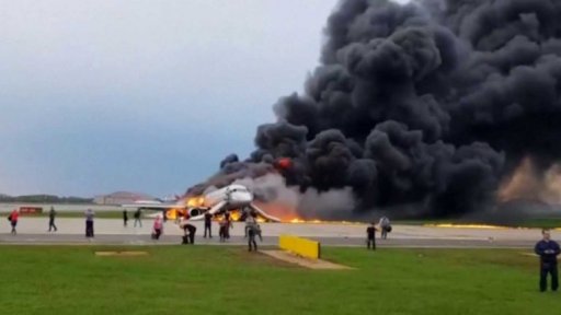 Vyšetřování havárie letadla v Moskvě