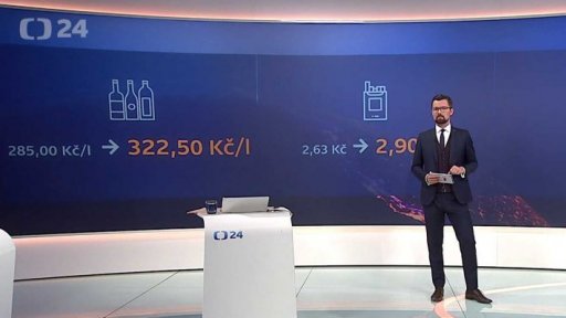 Návrh na zvýšení daní u lihu a tabáku