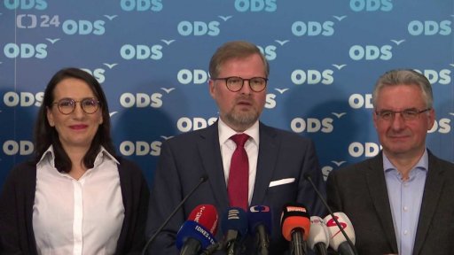 Výsledky voleb do EP - Andrej Babiš a Petr Fiala