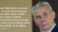 Demonstrace na Letné - reakce Zemana a Klause