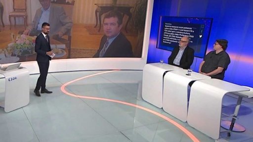 Schůzka v Lánech skončila bez výsledku - Jiří Pehe a Petr Kamberský