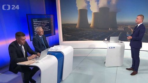 Česko a výroba elektřiny z jádra - Dana Drábová (Interview ČT24) a Jaroslav Míl