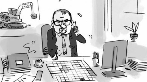 Karikatura Miroslava Kemela