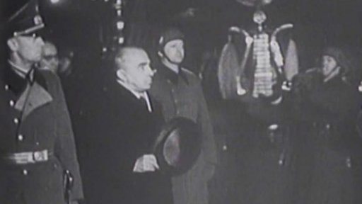 Prezident Hácha svěřuje náš osud do rukou Vůdce (14. 3. 1939)