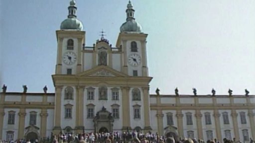 Romští návštěvníci pouti na Svatý Kopeček (1999)