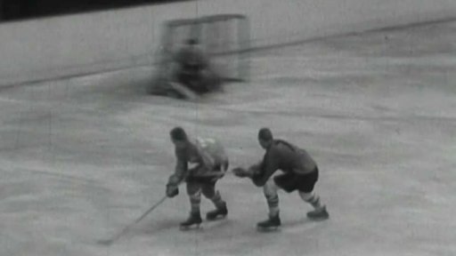 Hokejové utkání Pardubice - Brno (1959)