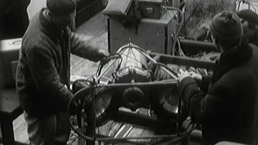 Chystaná generální oprava Vranské přehrady (1959)