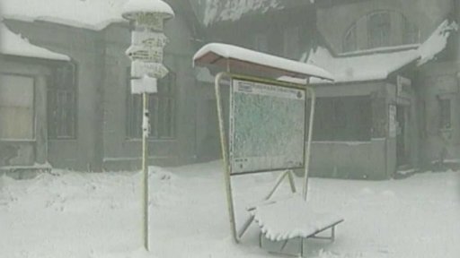 Sněhová nadílka v horských oblastech Vsetínska (1999)