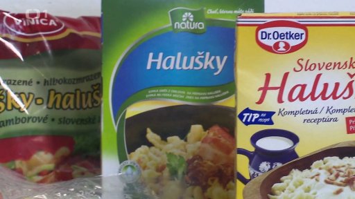 Haluškové polotovary