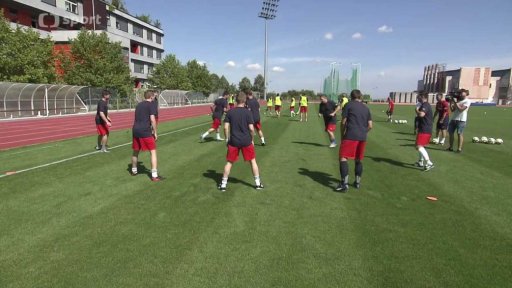 Jaroslav Šilhavý přivítal na tréninku novináře