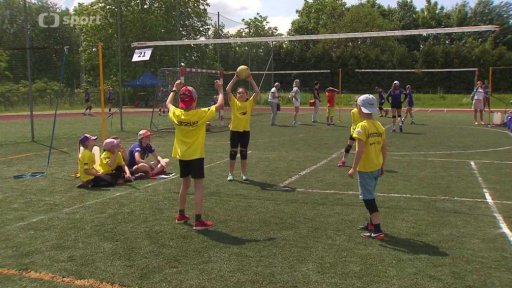 Barevný minivolejbal