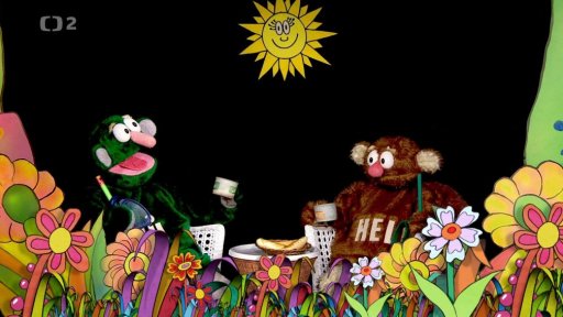 Jů a Hele se rozhodnou uspořádat na paloučku velkou oslavu Mezinárodního dne oceánů.