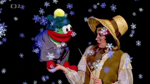 Teta Pipeta a Muf na Severním pólu, teta Pipeta vrátí muzikantům původní podobu a chtěla by si zatancovat valčík. Muf odmítá – nabídne se galantní sněhulák.