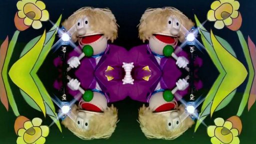 Muf Hmyzoman chce Harymu vnutit na koncert u Mácháče silný reflektor, který by zničil spoustu hmyzu. Hary odmítá. Zpívá píseň: Hmyzí song.