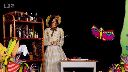 Teta Pipeta čaruje, píseň Čáry, máry. Pipeta nyní vylepšuje hru Cukr, káva, limonáda – že by proměna dětí v cukr, kávu byla opravdická. Zarazí ji až Otylka.