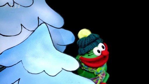 Jůheláci se snaží Mufa rozveselit. Muf lituje své zlobišárny.