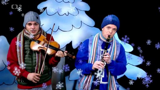 Filip, Tomáš a jejich koleda u tety Pipety.