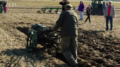 Výstava zemědělských strojů v Mahouši