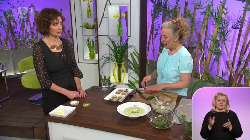 Kopřivová polévka, konopné máslo - 2. část