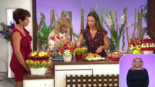 Kuchyně - Ovocné kytice - 1. část