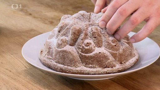 Špaldová kakaovo-kokosová bábovka