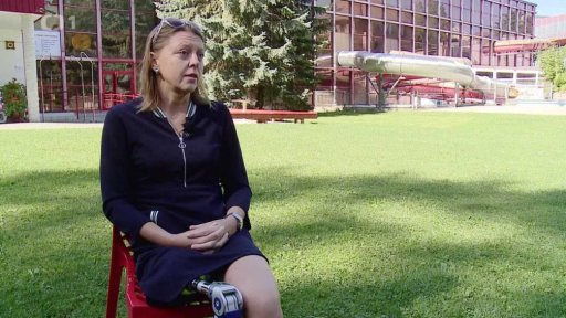 Handicapovaná plavkyně Markéta Pechová