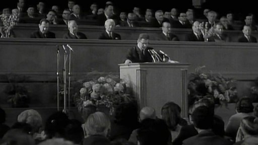 Slavnostní shromáždění v Praze k 99. výročí narození V. I. Lenina