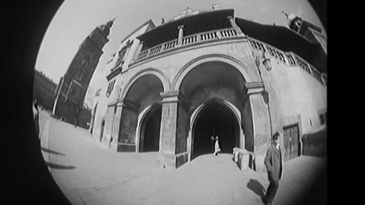 Krakov filmovaný „rybím okem“