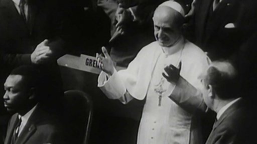 Papež Pavel VI. ve Švýcarsku