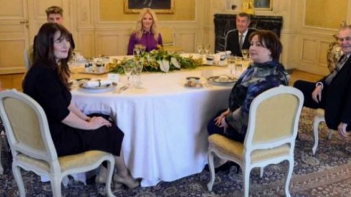 Novoroční oběd premiéra a prezidenta v Lánech