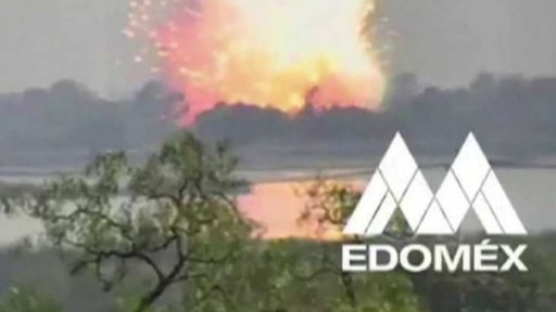 Výbuch ve skladišti pyrotechniky v Mexiku