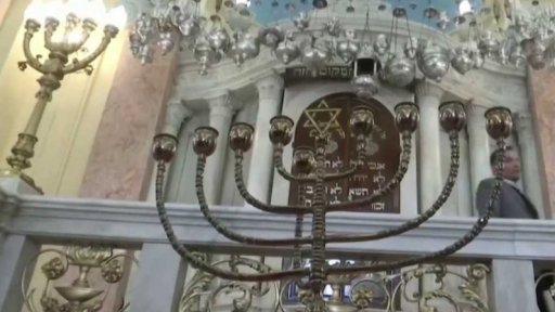 Otevření synagogy v egyptské Alexandrii