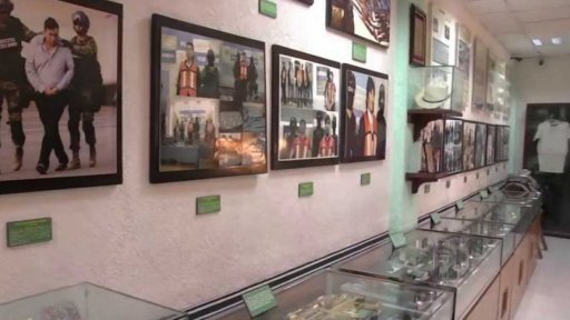 Artefakty mexické drogové mafie