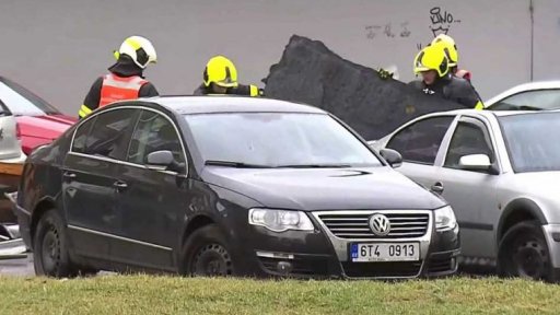 Škody po vichřici Sabina