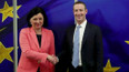 Mark Zuckerberg v Bruselu