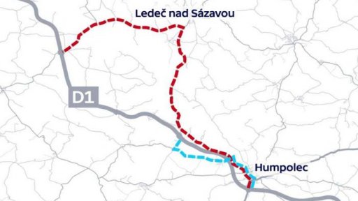 Dálnice na Vysočině bude zítra uzavřená