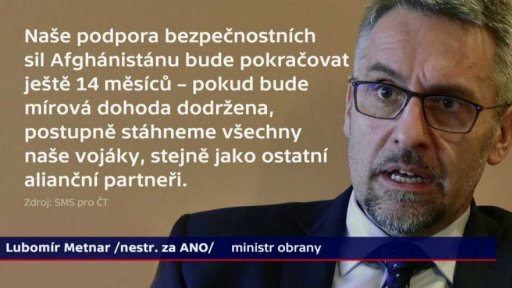 ČR stáhne vojáky stejně jako zbytek NATO