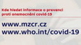 Informace na www.mzcr.cz