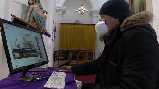 Virtuální bohoslužba pro věřící