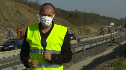 Měření rychlosti na dálnici D1