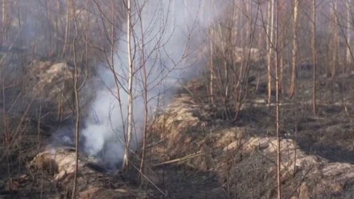 Uhašení požáru u Černobylu