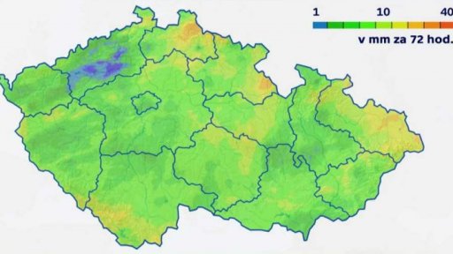 Déšť trochu zmírnil sucho