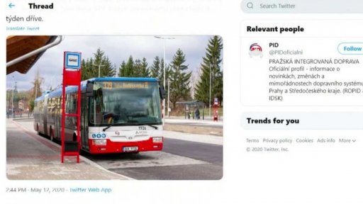 Částečný konec omezení ve veřejné dopravě