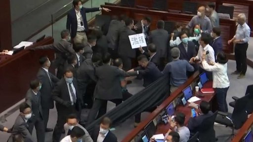 Demonstranti z Hongkongu u soudu